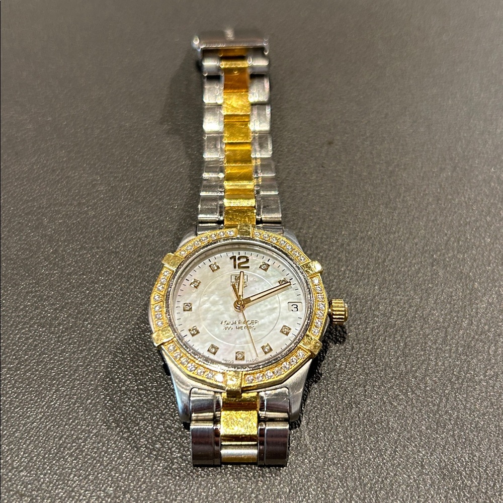 TAG Heuer Women’s Aquaracer Diamond and Mother of Pearl Watch